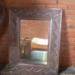 frame mirror tembaga