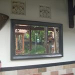 frame mirror tembaga