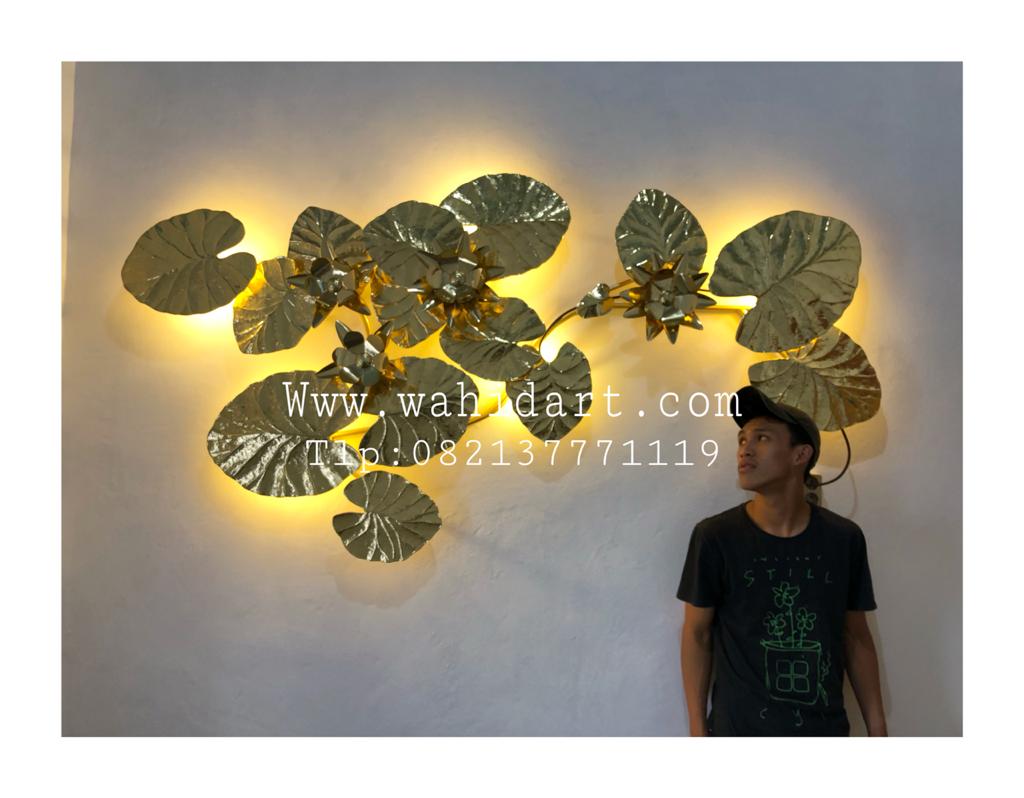 wall decore tembaga dan kuningan