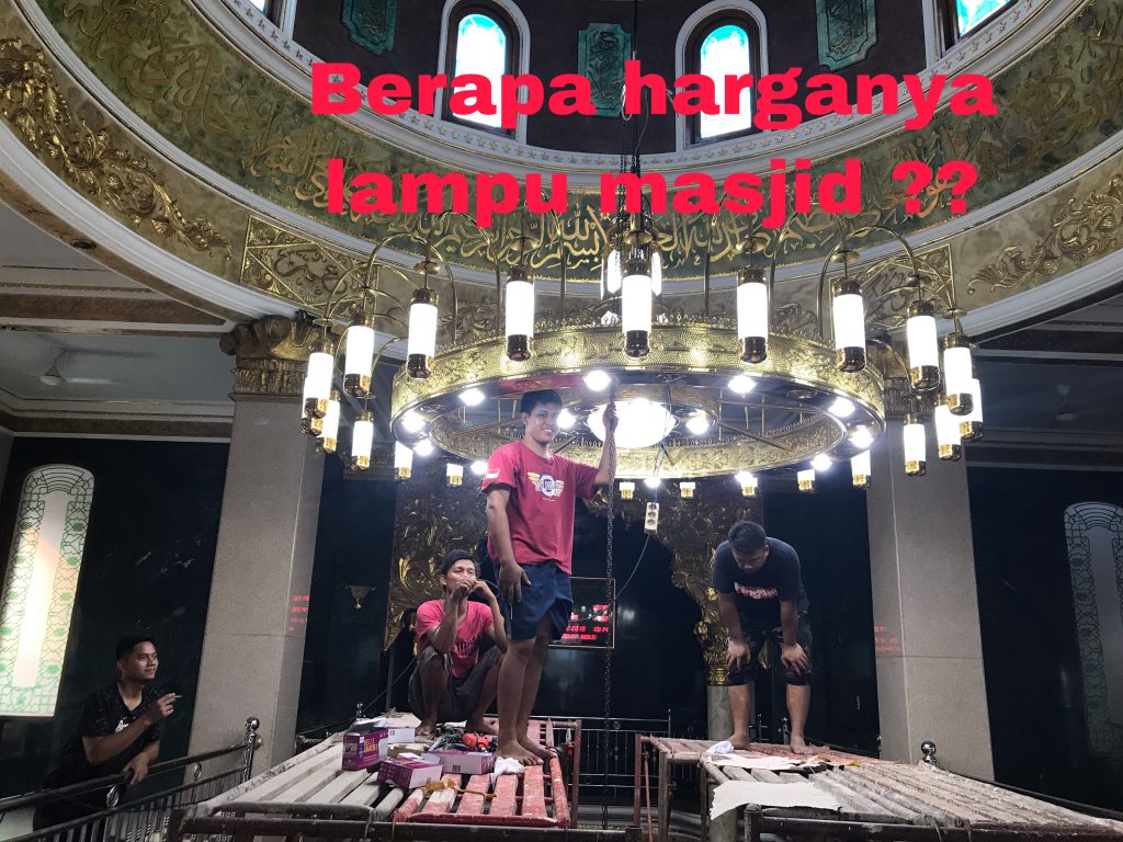 Harga lampu hias masjid 