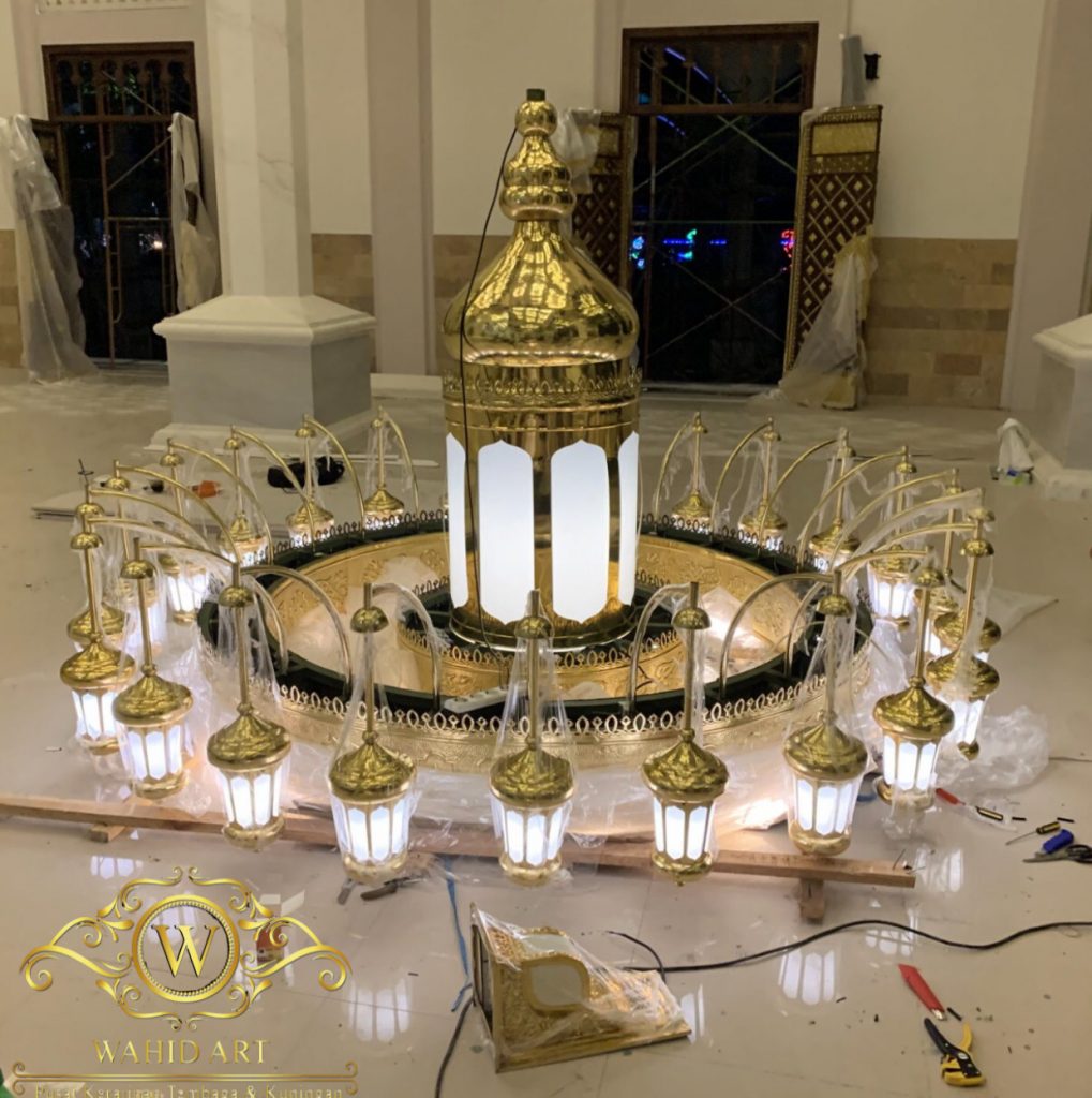 Keindahan Lampu Masjid Madinah Info Kami Di 082137771119 Wahid Art