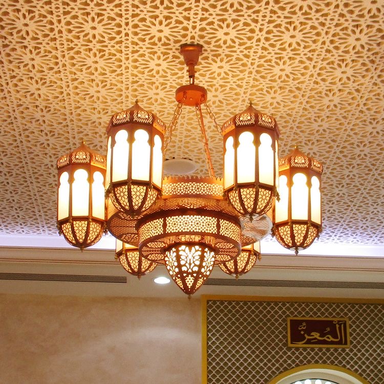 pengrajin lampu masjid nabawi