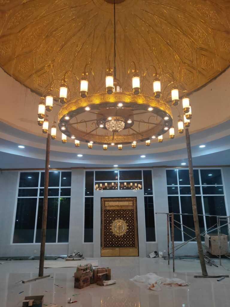 Lampu Masjid Hias Nabawi,Desain Tembaga dan Kuningan